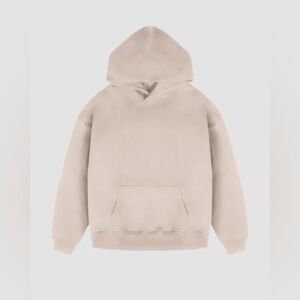 Brooklyn Cloth Originals Fleece Heavy Weight Pullover Hoodie Pumice Stone SizeXL